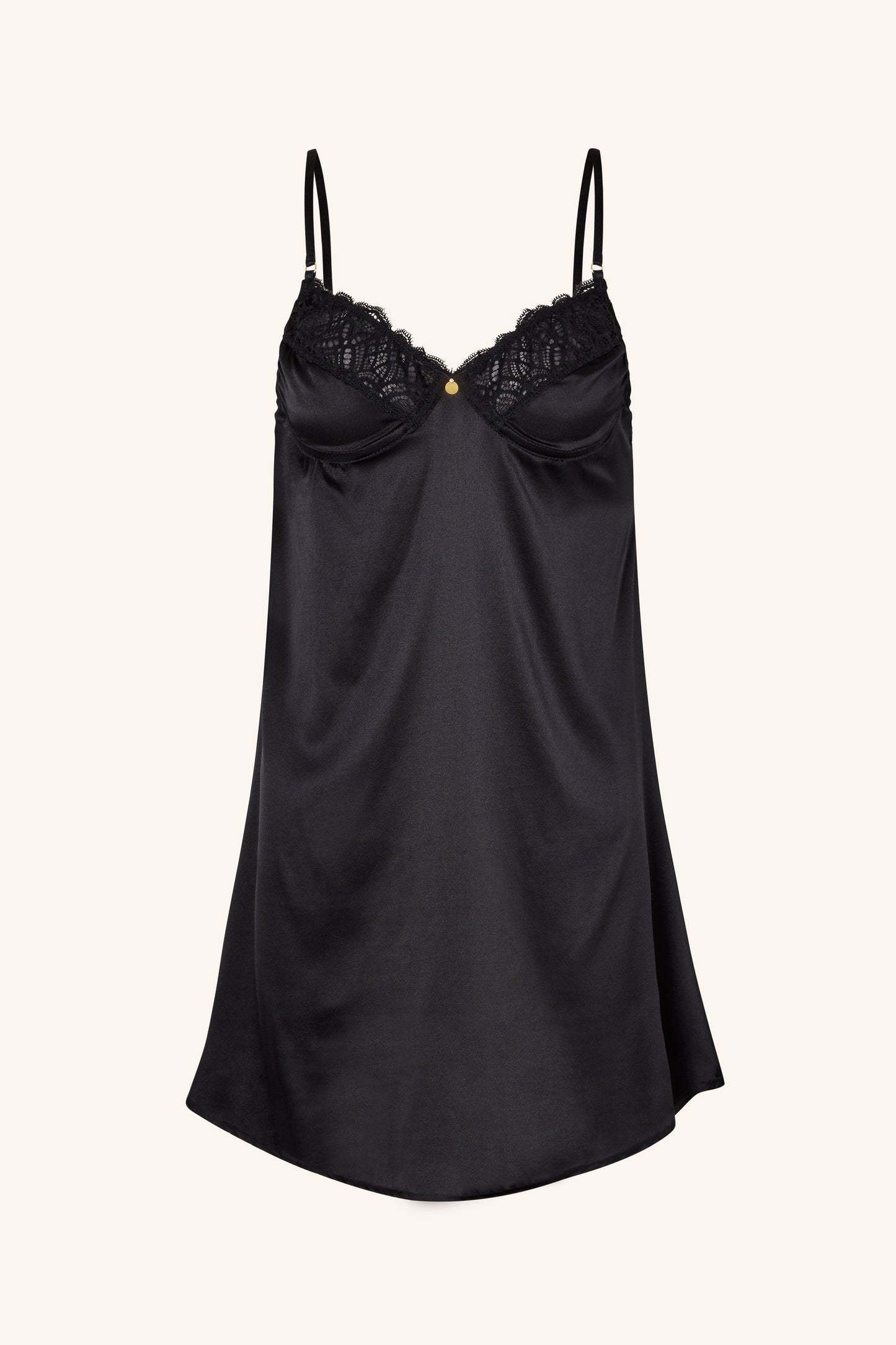 Elegant Ivory Silk Slip Dress