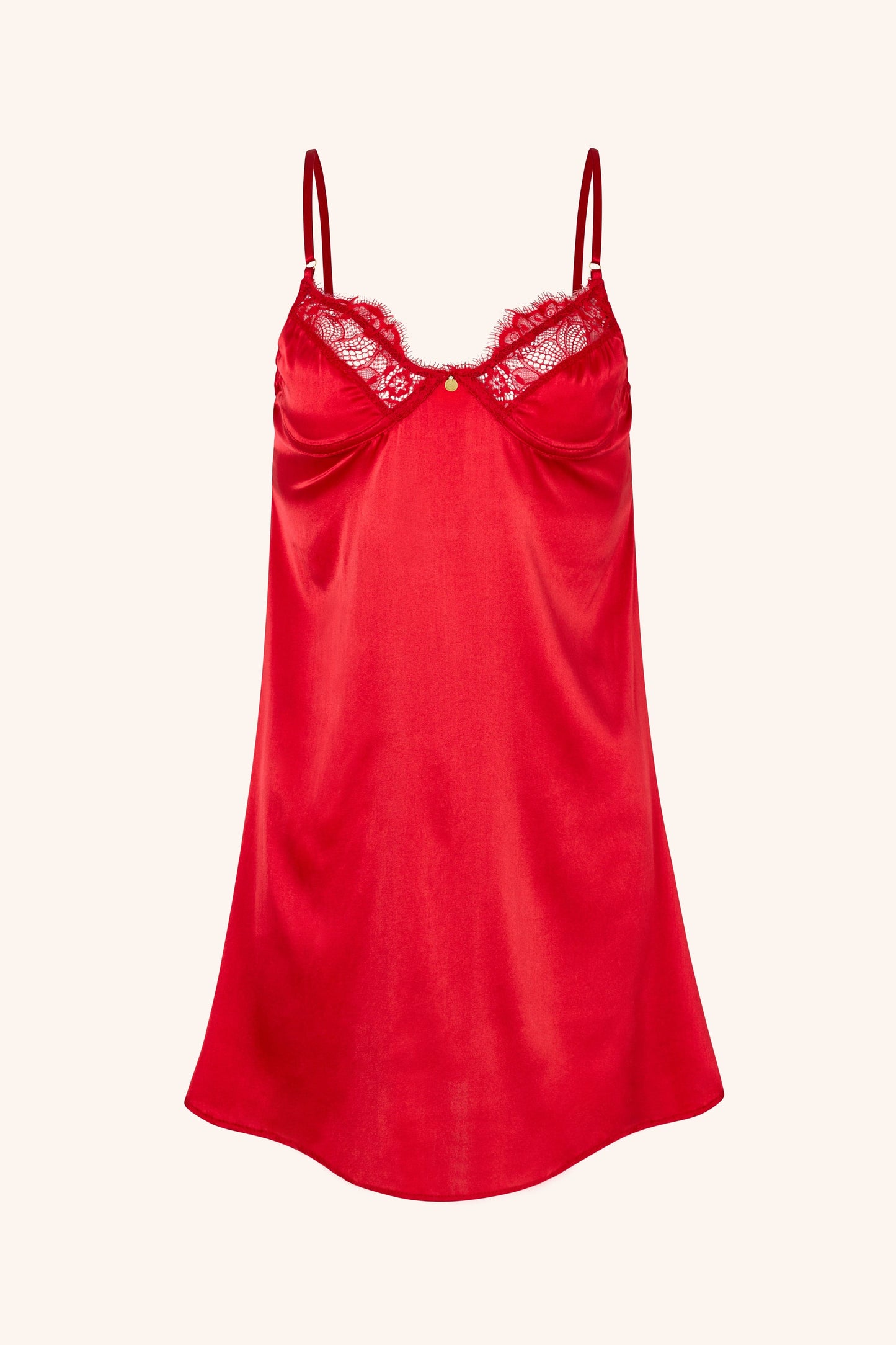 Elegant Ivory Silk Slip Dress